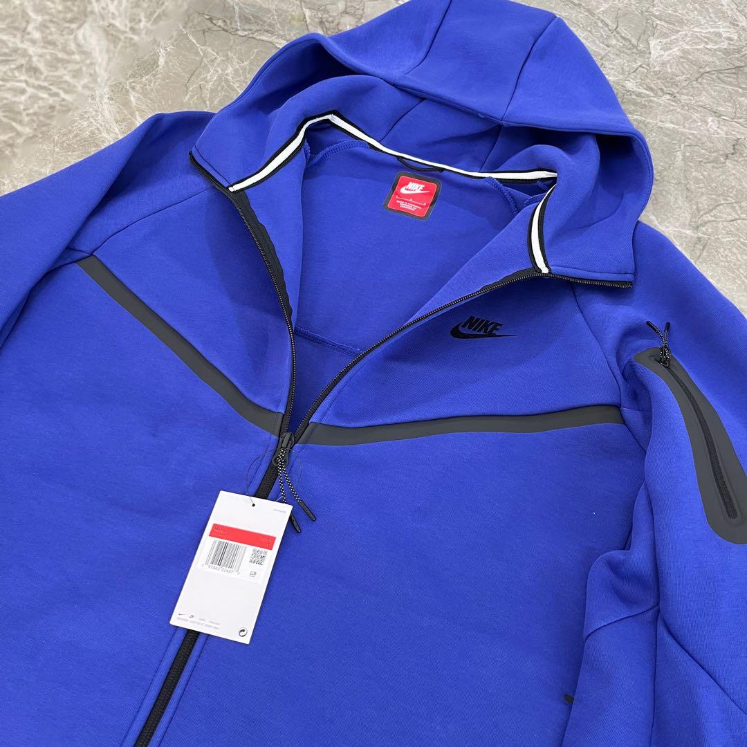 central cee着用 NIKE 紫テックフリース セットアップ L 正規品 - メルカリ