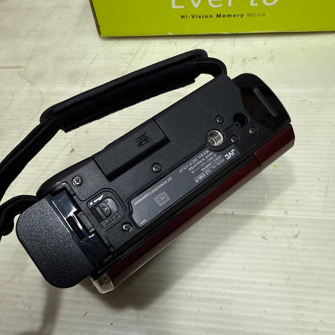 JVC GZ-E66-R ビデオカメラ フルHD 光学40倍ズーム - メルカリ