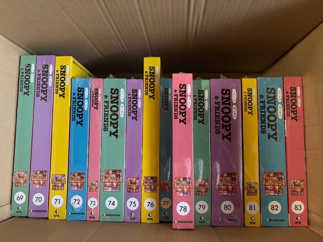 未開封　デアゴスティーニ つくってあつめる スヌーピー &フレンズ 69~100