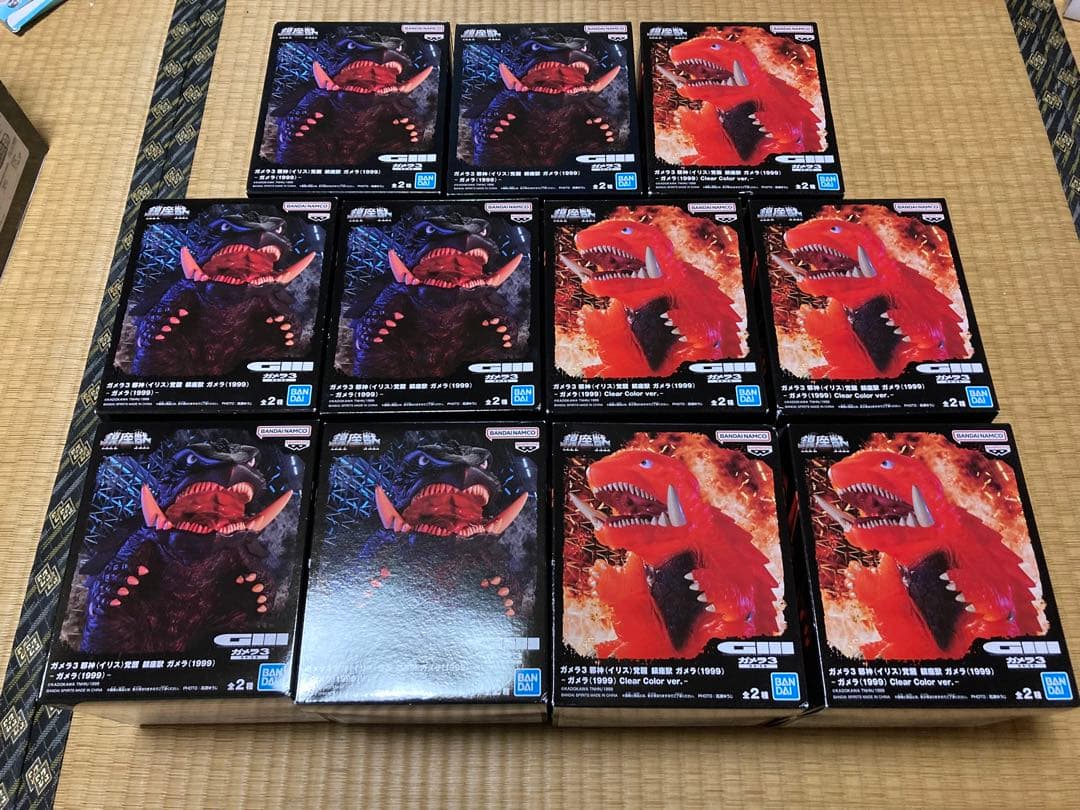 鎮座獣　ガメラ フィギュア　邪神覚醒　11個