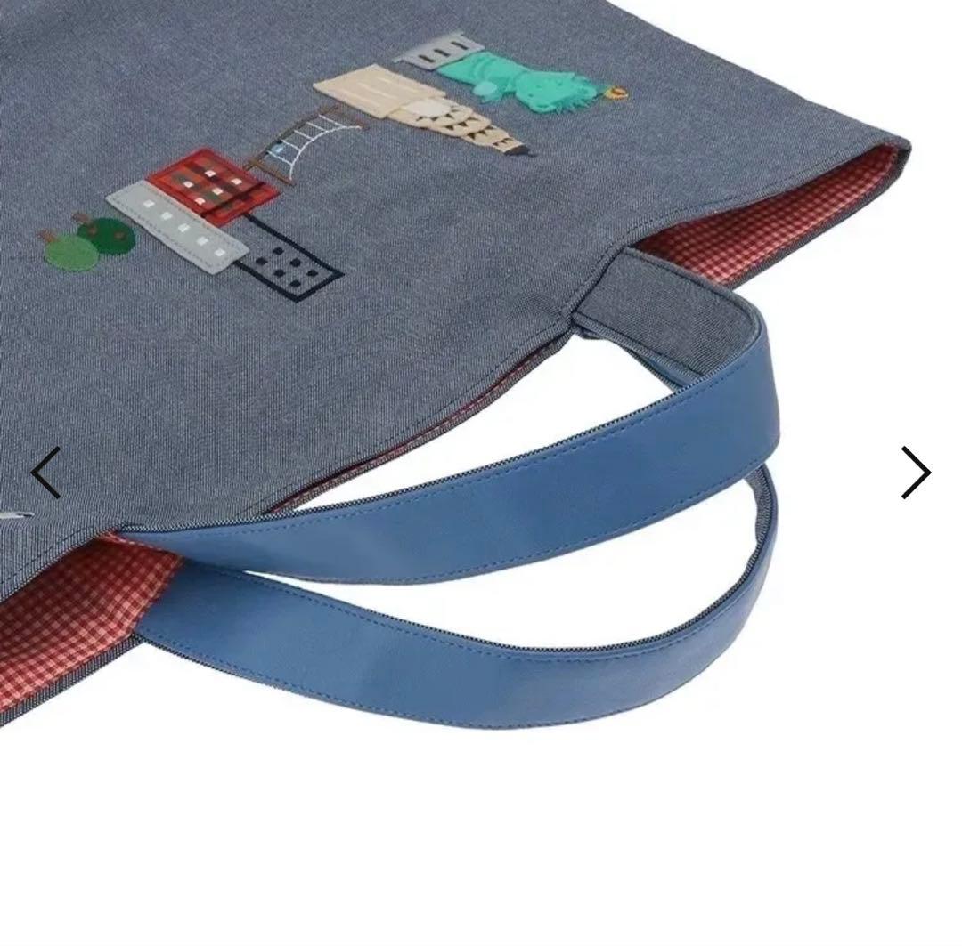 新品 ファミリア familiar JAL 限定デニム バッグ 飛行機 NY - メルカリ