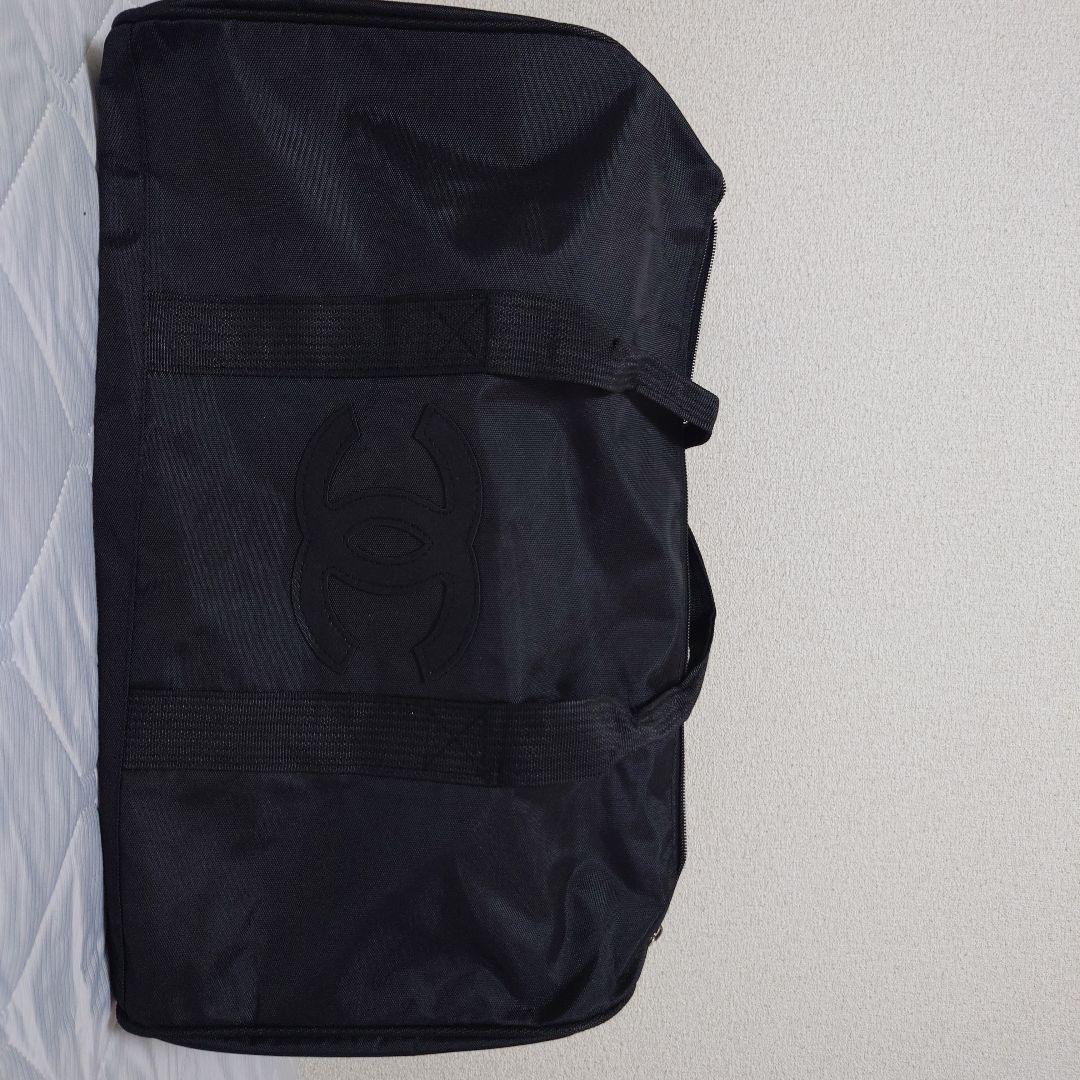 CHANEL 黒 ボストンバッグ