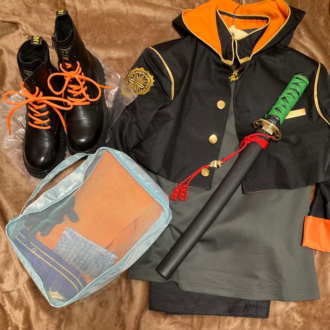 【刀剣乱舞】火車切衣装+模造刀+ブーツ