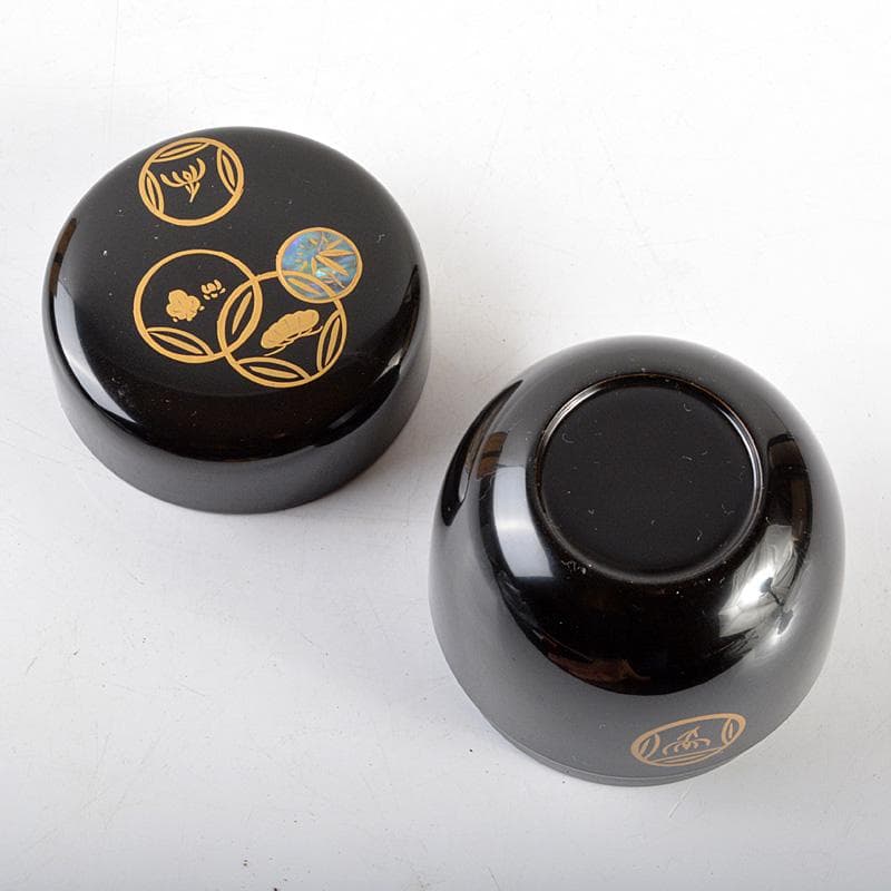 茶道具 観斉造 螺鈿装飾 四季七宝蒔絵 棗 共箱 V 6345 - メルカリ