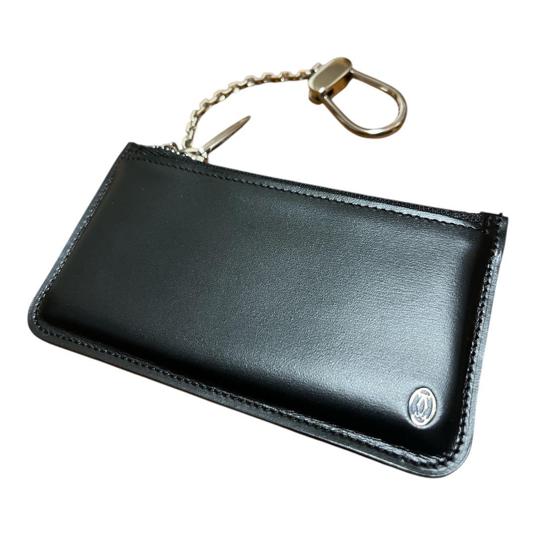Cartier カルティエ  キーケース レザー 黒 ギャランティ付 美品