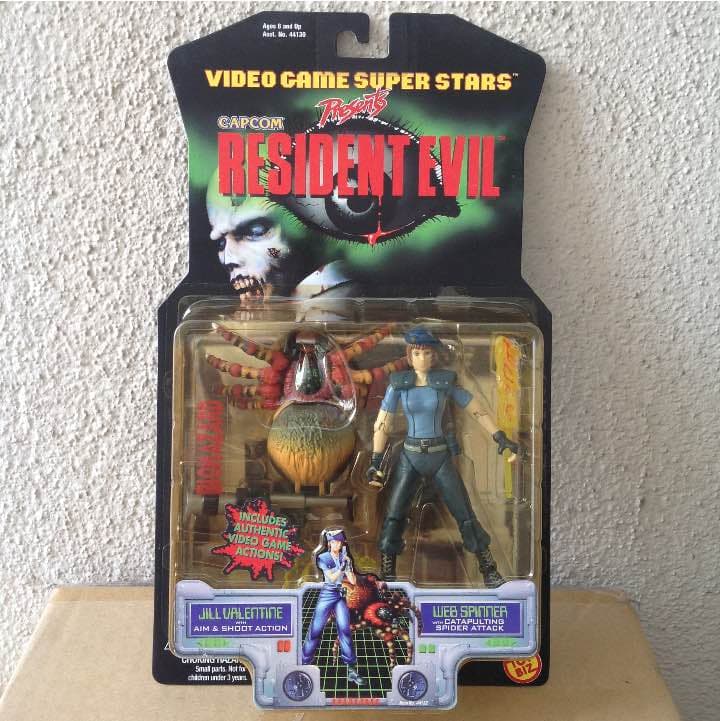 バイオハザード ジル・バレンタイン vs ウェブスピナー TOYBIZ