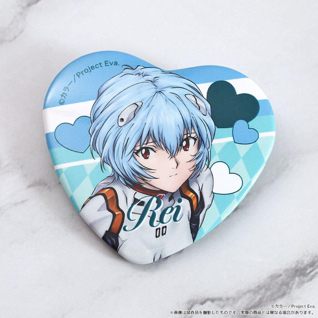 EVA STORE オリジナル ハート形缶バッジセット／REI＆ASUKA - メルカリ