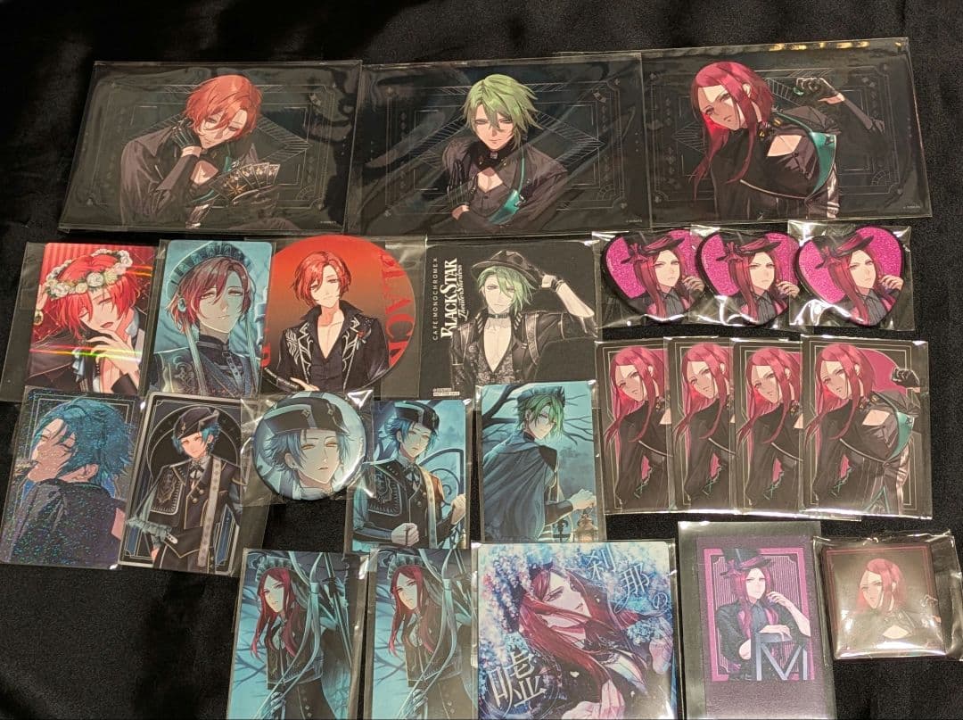 ブラスタ マイカ メノウ リンドウ 真珠 缶バッジ フォトカ