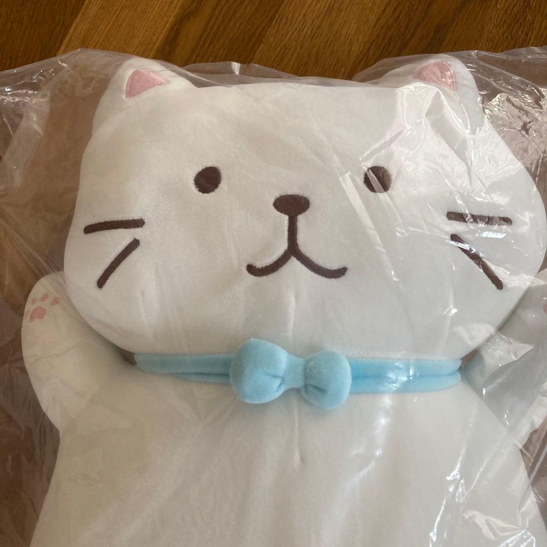 ふくふくにゃんこ 抱き枕 しろたまちゃん 白猫 ふくふくにゃんこ しろたまちゃんBIGソフビフィギュア – HAPiNS online