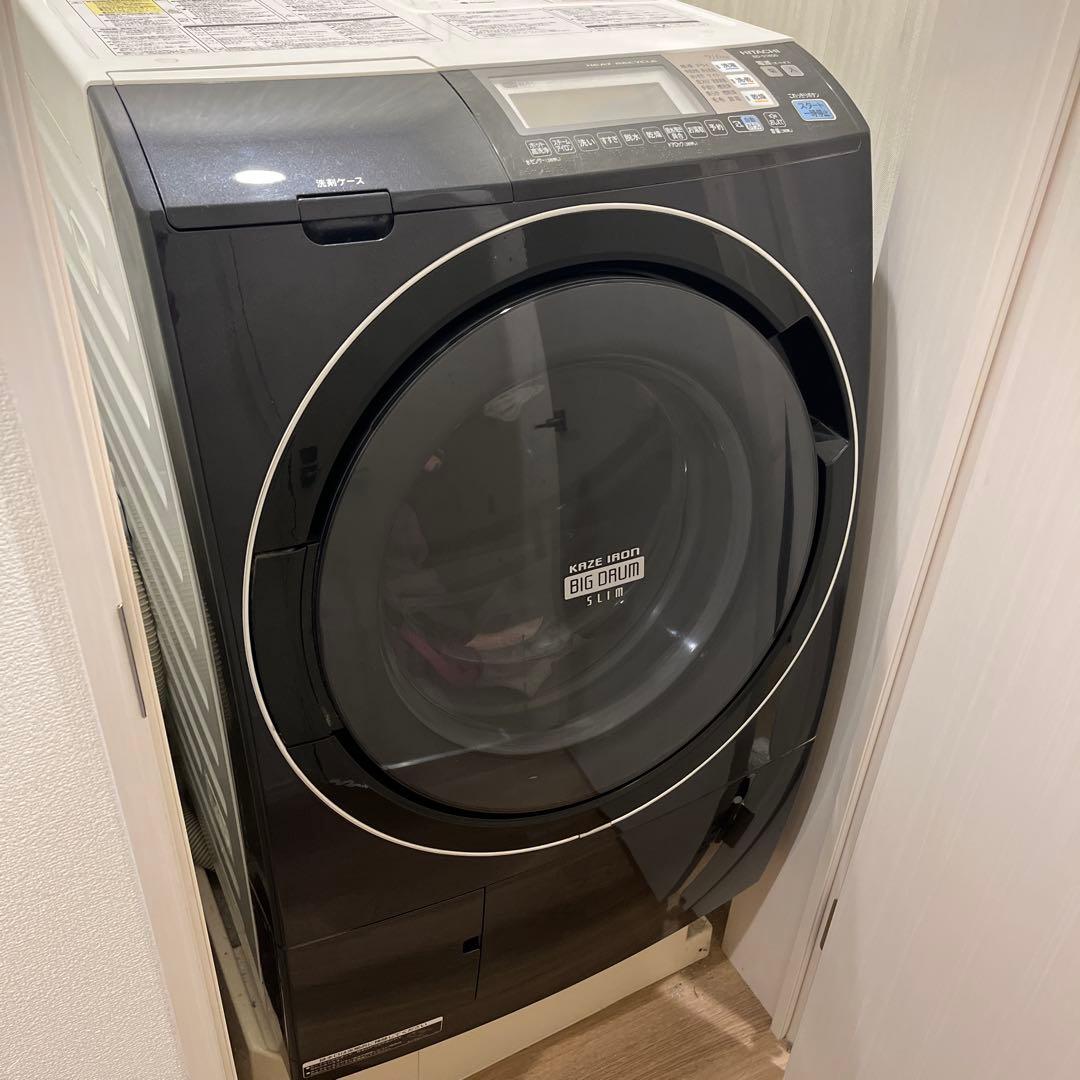 専用【美品】日立 ドラム式洗濯機 9kg 風アイロン BD-S7400L