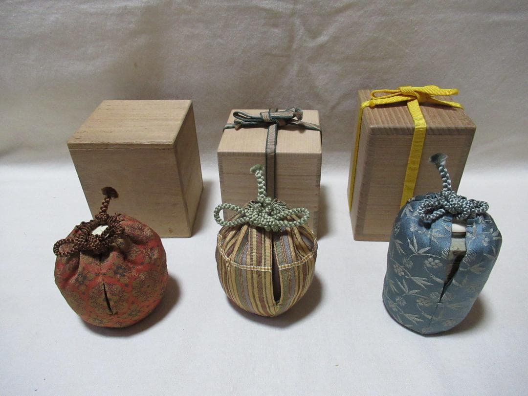 茶道具　茶入　３点まとめて（上野焼　美濃焼　窯元不明）