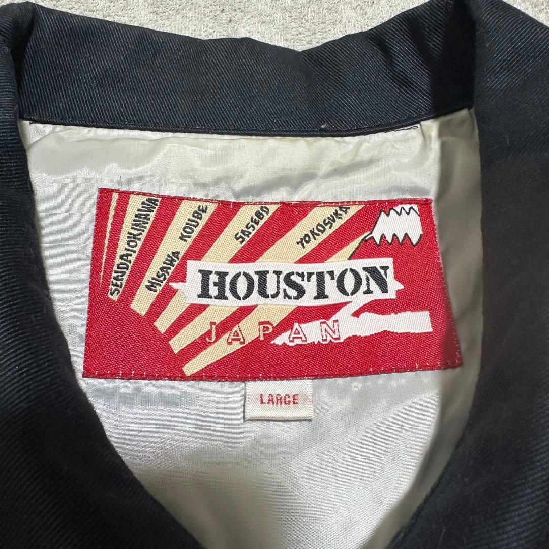 H*4様 希少旧タグ✨ メンズL ベトジャン HOUSTON 虎 地図 MAP - メルカリ