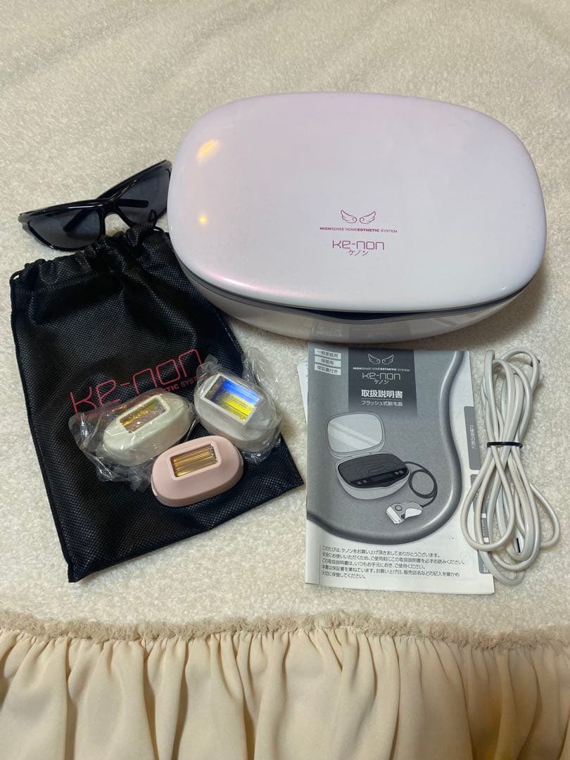 ケノン Ver.7.2カートリッジ3点　脱毛器 kenon 本体