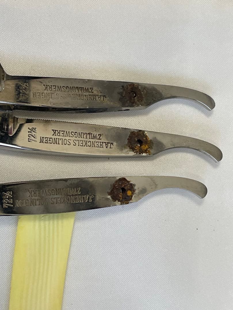 希少 西洋剃刀 刃のみ ヘンケルス 3本セット カミソリ 理容美容 - メルカリ