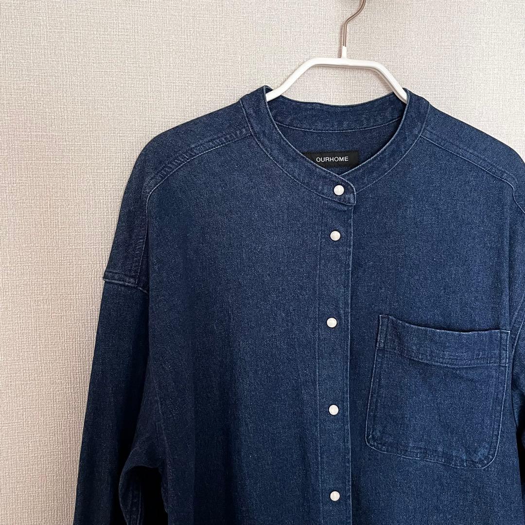 OUR きれいめデニムブラウス