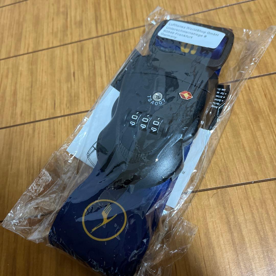 期間限定値下げLufthansa スーツケース　ストラップ　TSAロック