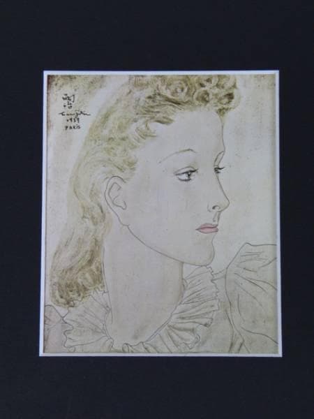 藤田嗣治、パリのマドレーヌ、超希少画集画、新品額装付 - メルカリ