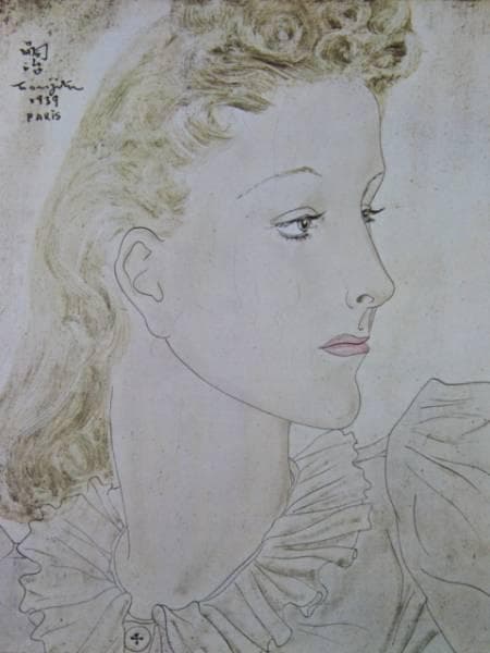 藤田嗣治、パリのマドレーヌ、超希少画集画、新品額装付 - メルカリ