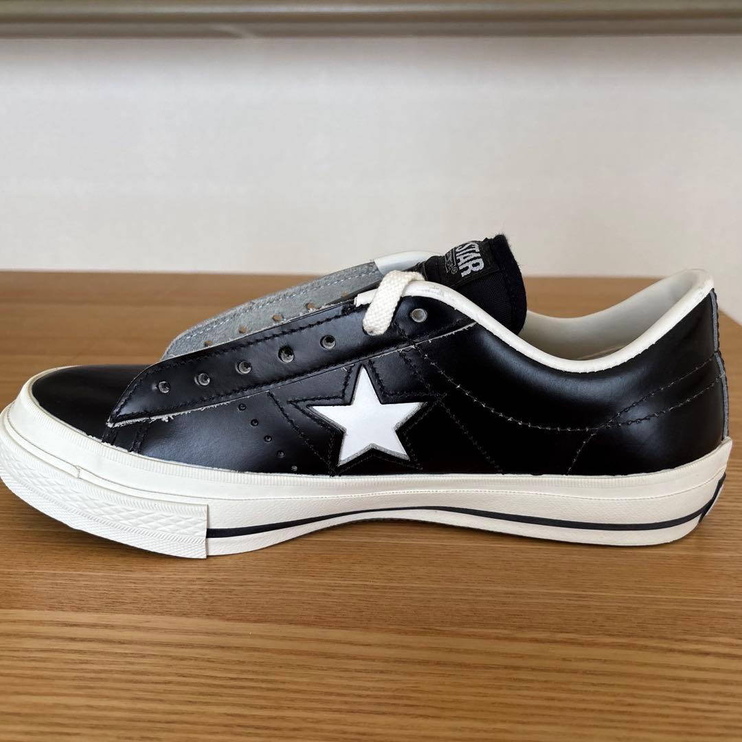 コンバース オールスター ワンスターJ 日本製 25.5cm 黒白
