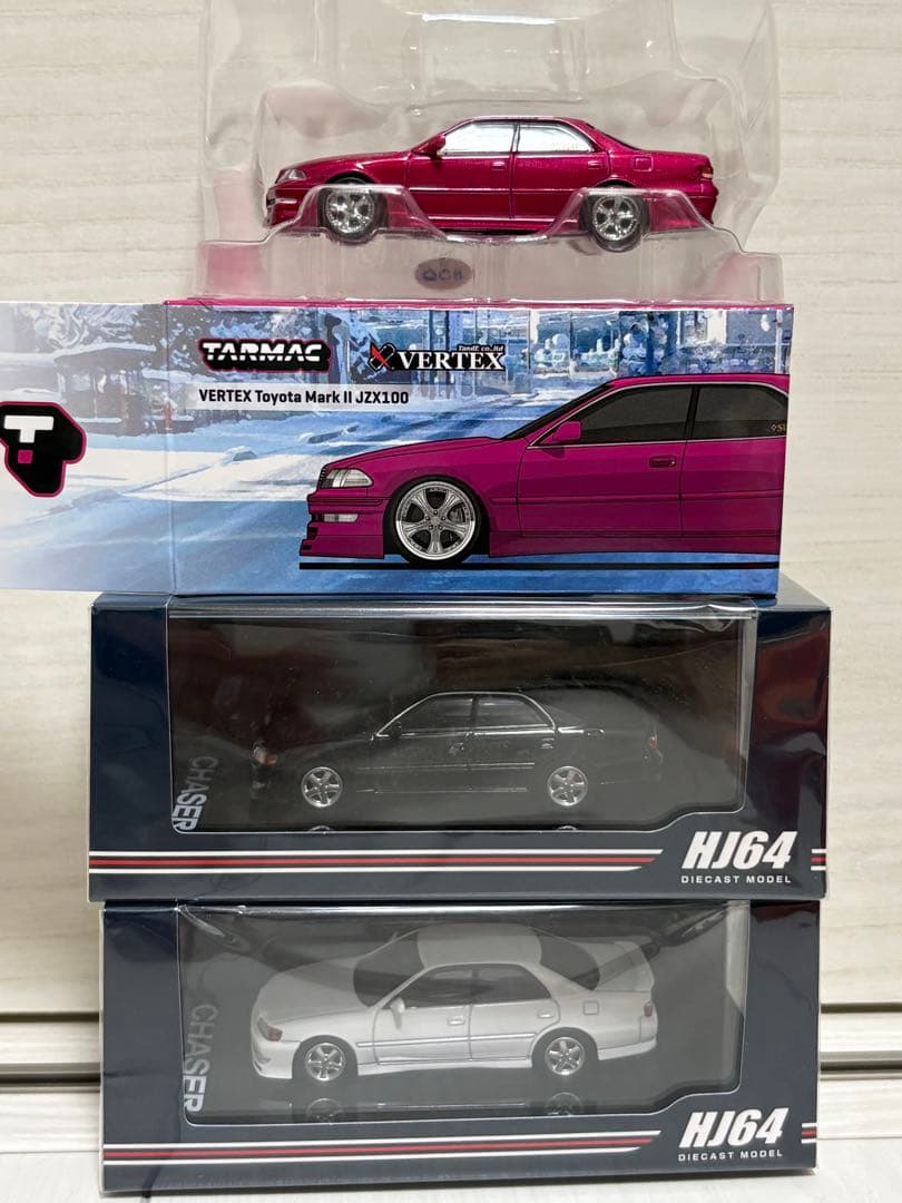 《新品セット》1:64 トヨタ マークⅡ チェイサー　ミニカー　3台セット