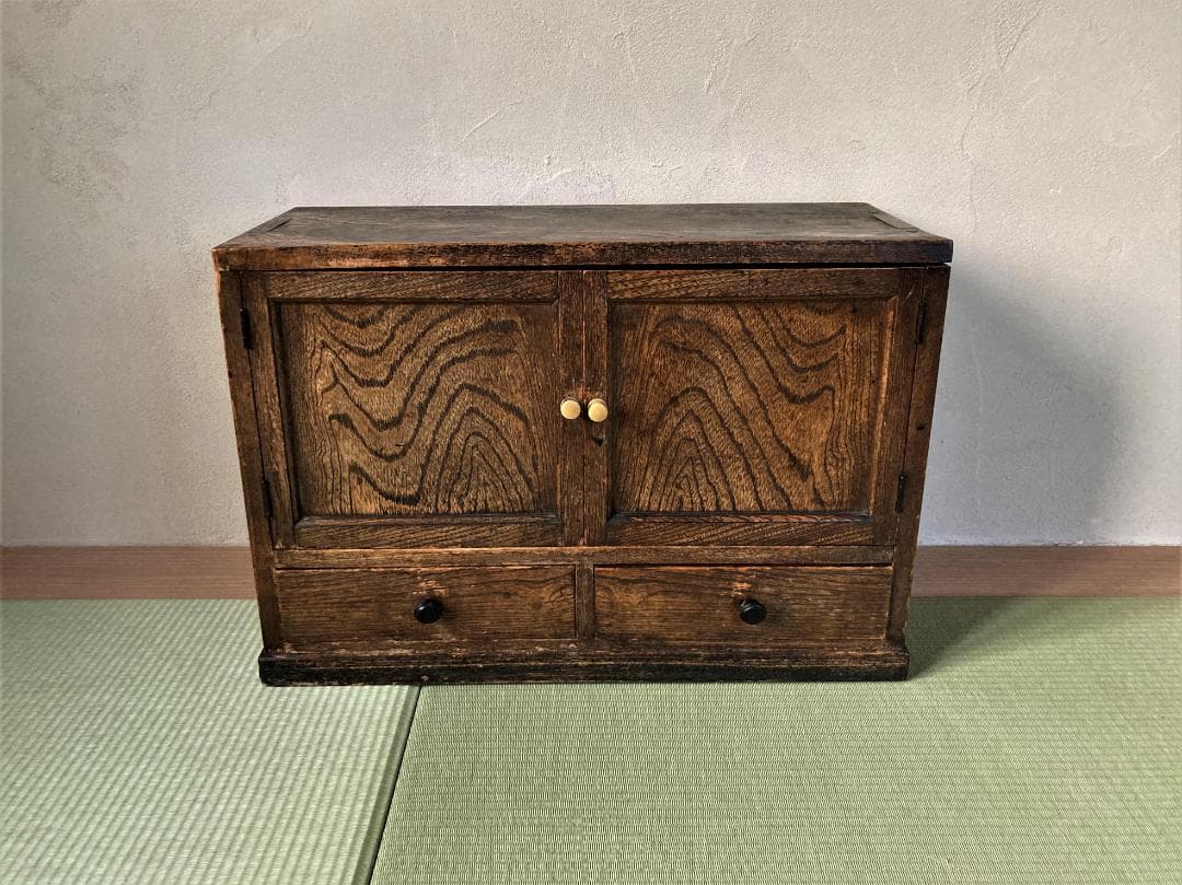 【送料込】昭和レトロ 小箪笥 木製収納棚