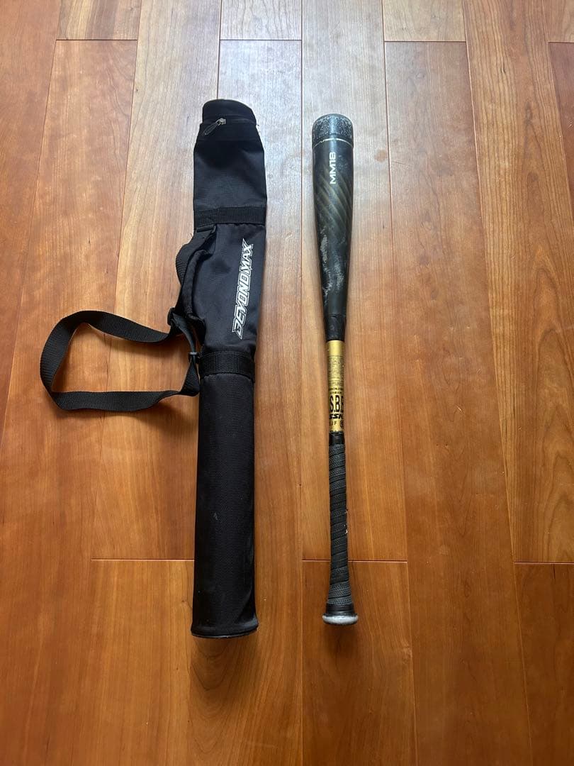 【値下げ】MM18 78cm 少年軟式バット バットケース付き