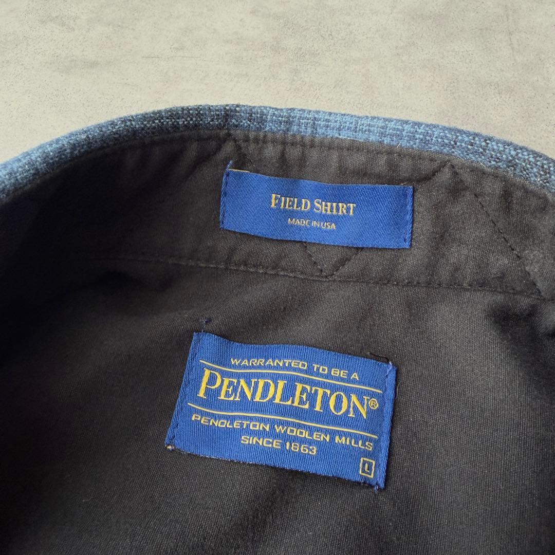 PENDLETON ペンドルトン フィールドシャツ Lサイズ USA製 - メルカリ