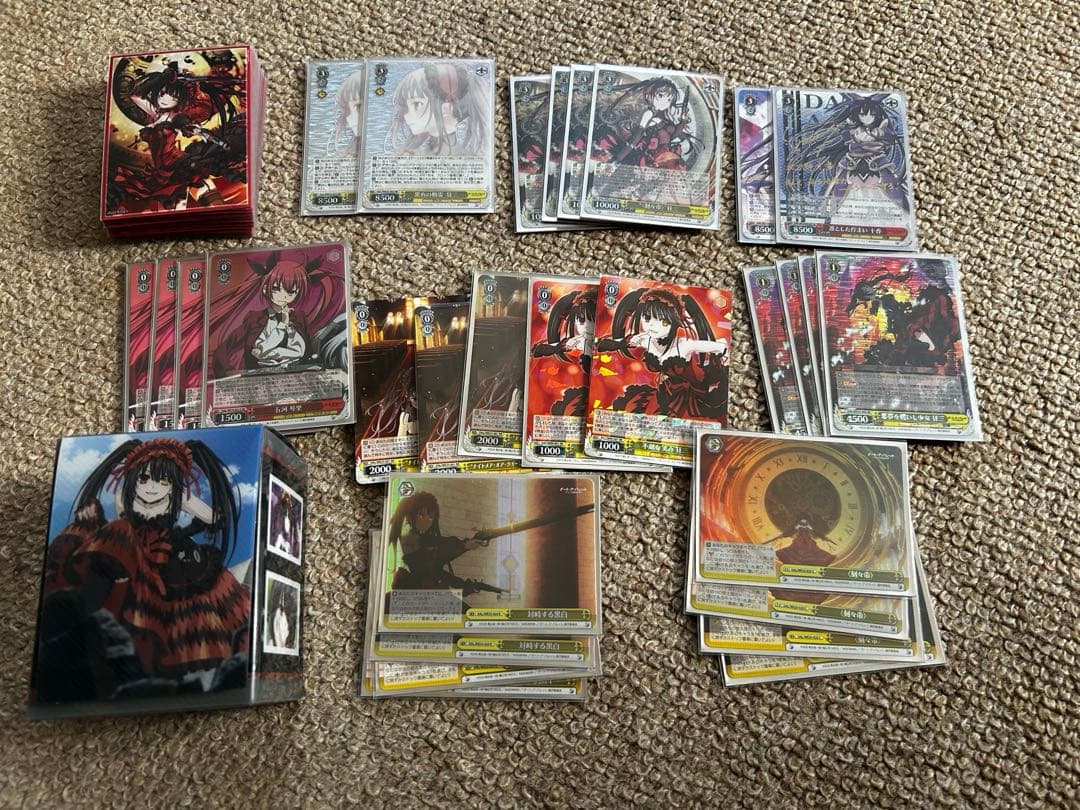 ヴァイスシュヴァルツ デート ア ライブ デッキ パーツ サプライ まとめ売り ヴァイスシュヴァルツ デート・ア・ライブ 8本 デッキ - メルカリ