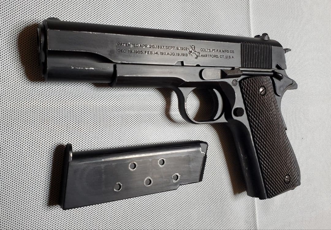 東京マルイ　ガバメント　ダメージ塗装　カスタム　改修品　10禁 東京マルイ コルトガバメント M1911 リアルダメージ塗装｜Yahoo!フリマ