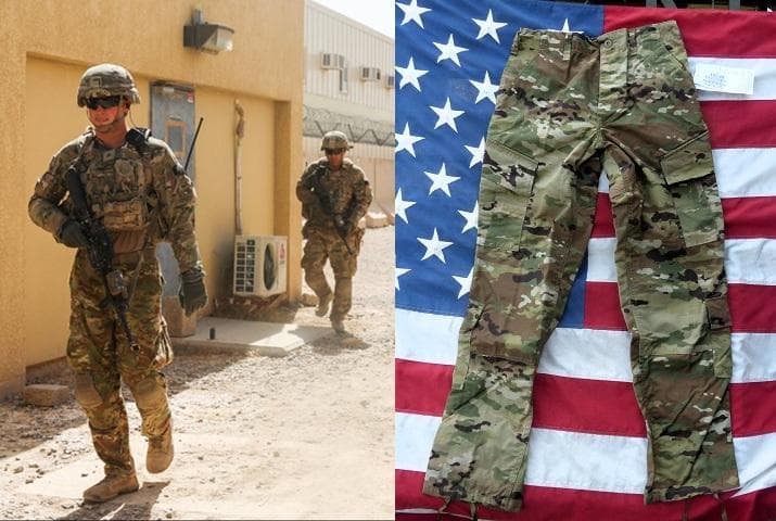 米軍実物 ARMY マルチカムトラウザー S-R スコーピオン OCP 518