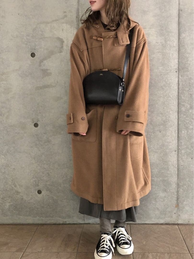 サイズ1 AURALEE ベビーキャメルビッグダッフルコート - メルカリ