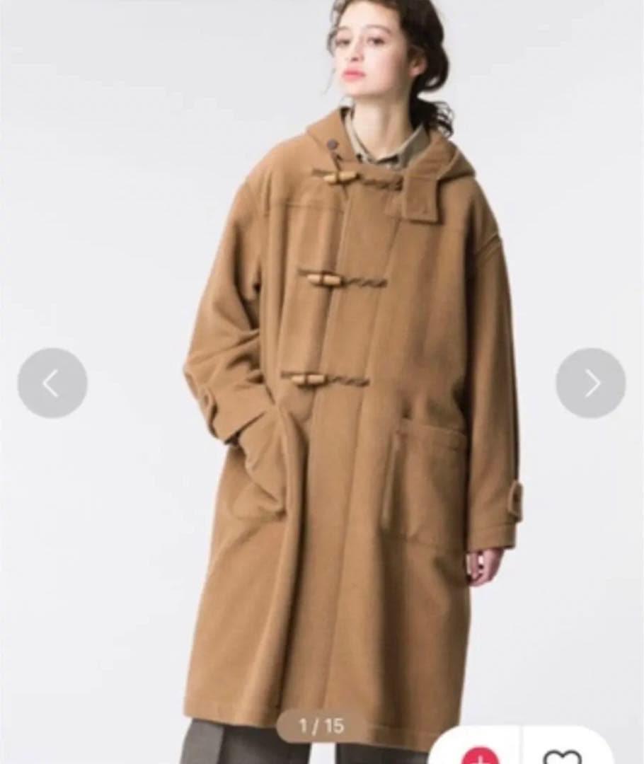 サイズ1 AURALEE ベビーキャメルビッグダッフルコート - メルカリ