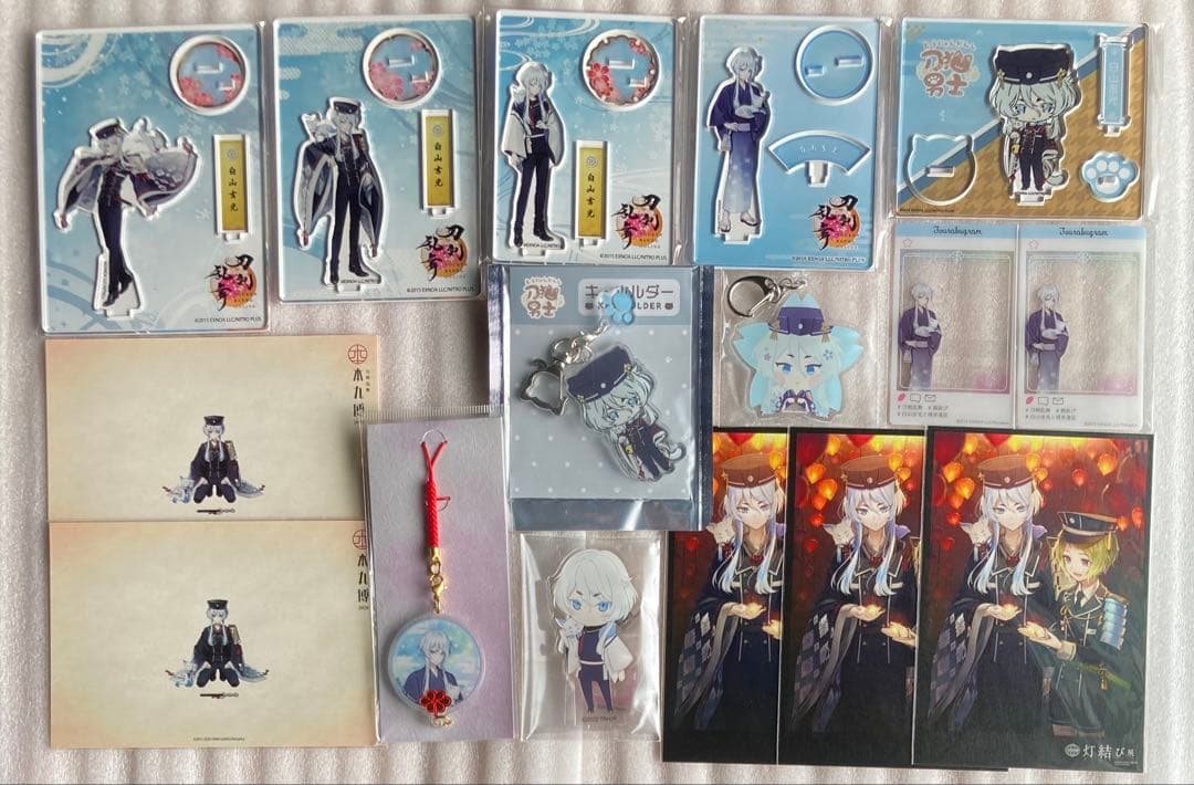 刀剣乱舞 白山吉光 都結び 刀猫男士 本丸博 アクリル ファイル ポストカード