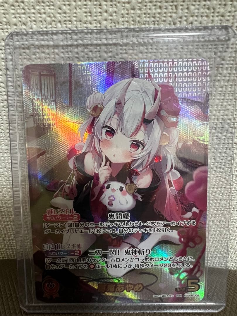 ホロライブカード ホロカ 百鬼あやめ OUR - メルカリ