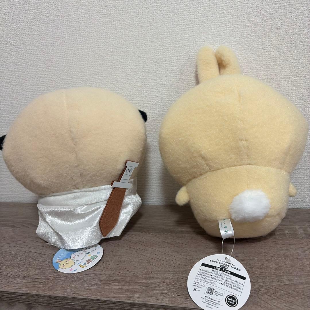 値下げ交渉可ちいかわ しーぷわ ラッコ うさぎぬいぐるみ 【新品 未