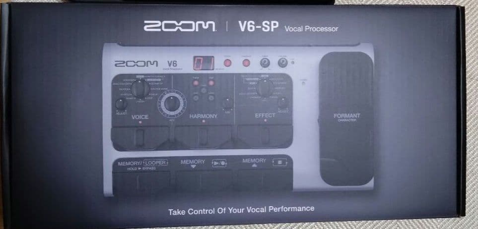 Zoom V6-SP Vocal Compressor　ボーカルエフェクター
