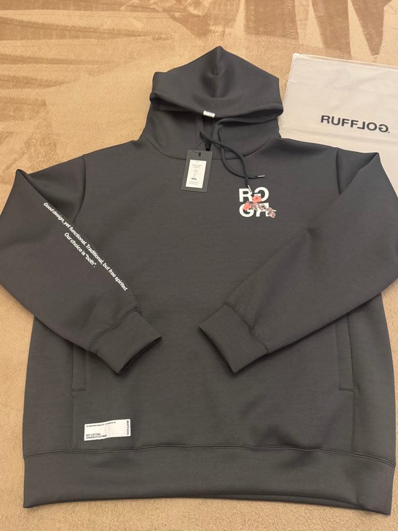 【新品未使用】RUFFLOG LOGOPULLOVER HOODIE XL