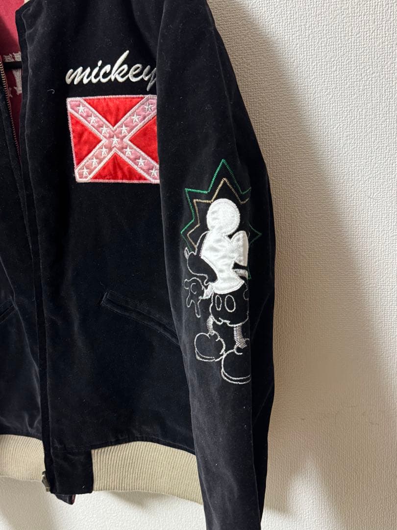 新しいファッション - 超希少 MickeyMouse 1928 GreatBigHeart 別珍 両面