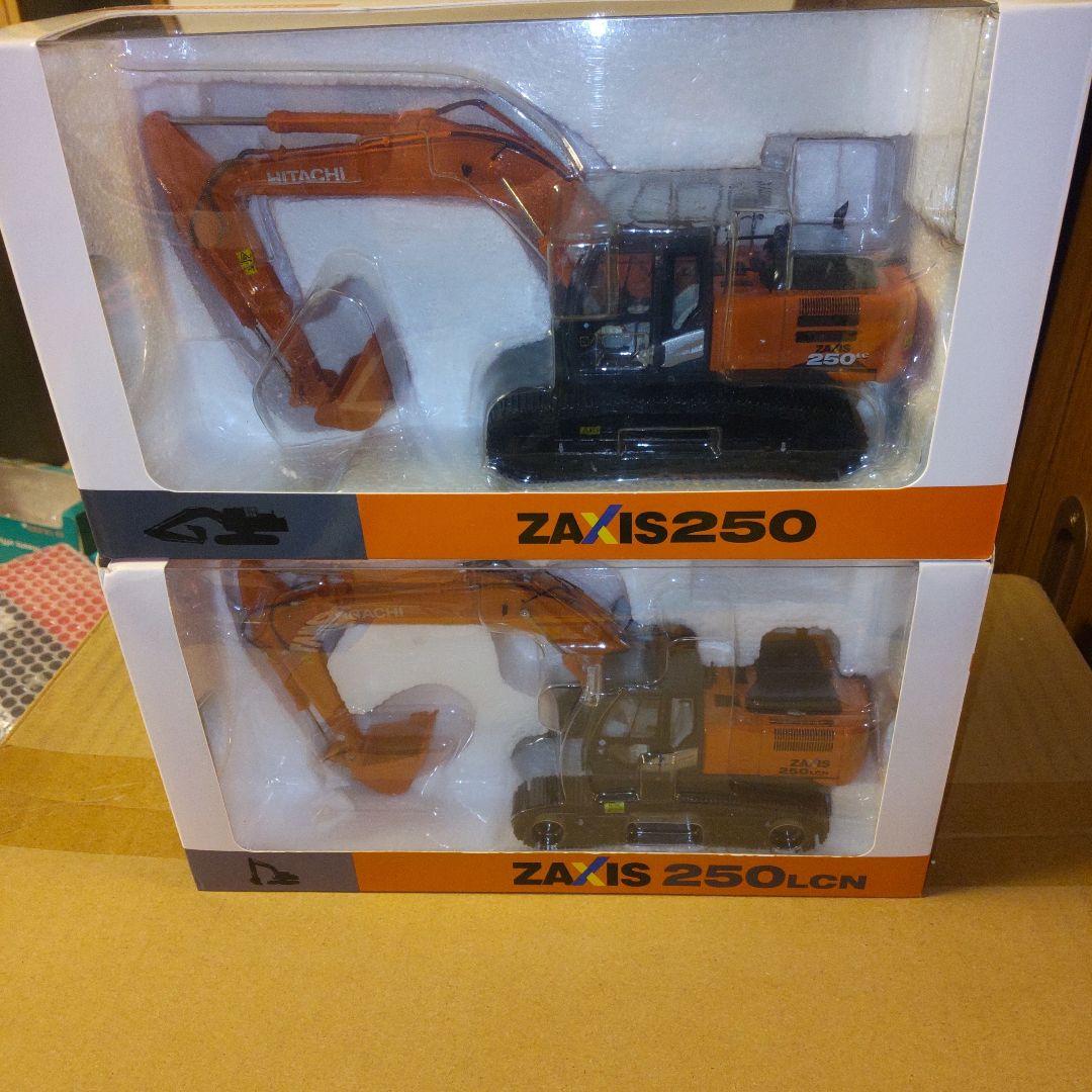 日立建機　HITACHI ZX250LC 2セット 1/50 Hitachi Zaxis ZX250LC-6 Excavator - TMC 1:50 Scale Diecast Model