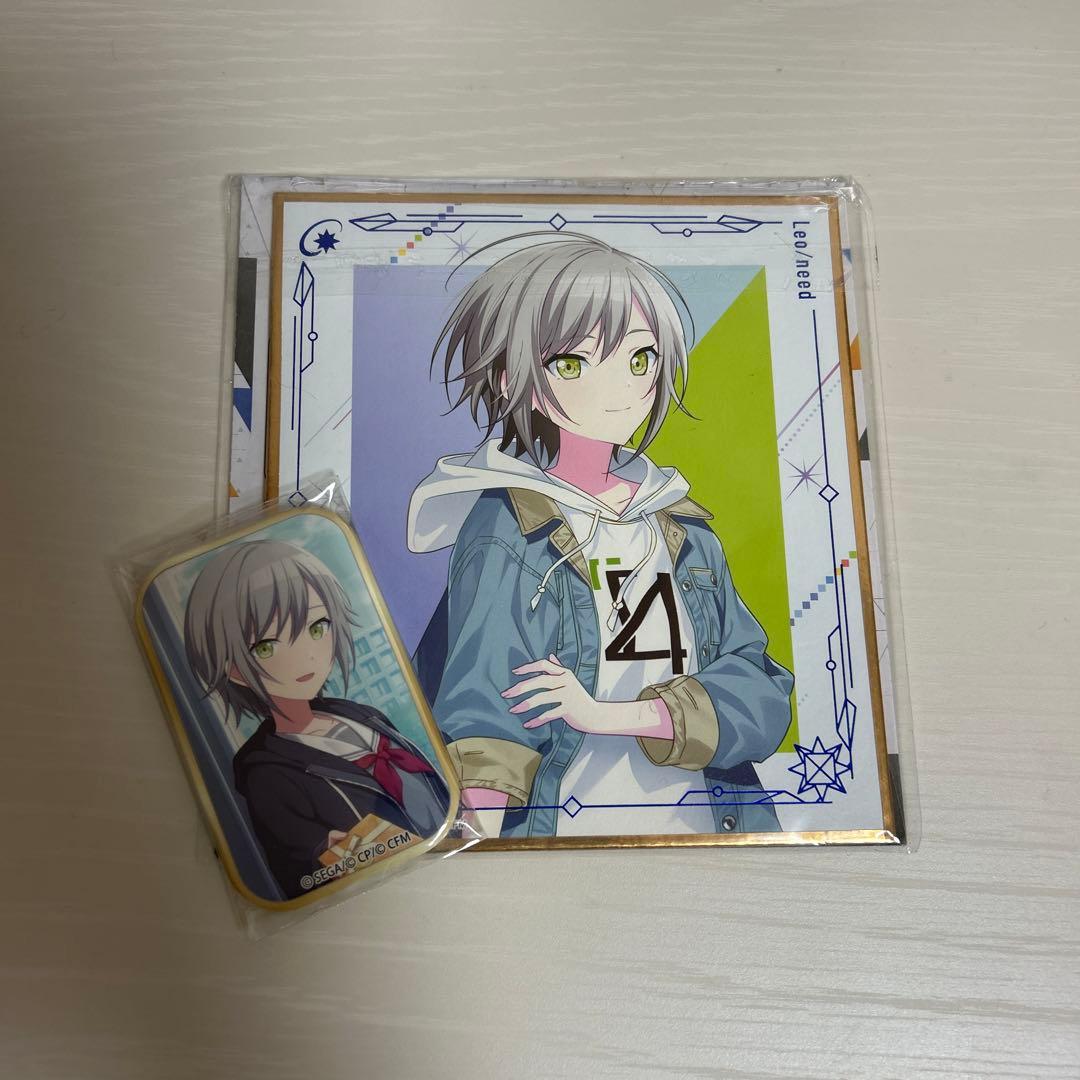 プロセカ日野森志歩色紙、缶バッジ - メルカリ