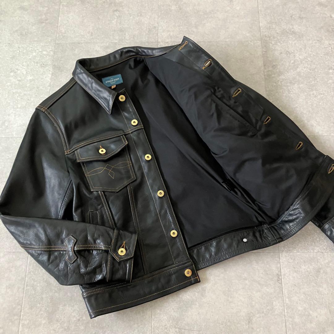STARKE HAUT ホースハイド レザー トラッカージャケット/L - メルカリ