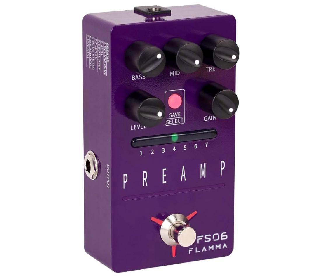 FLAMMA FS06 デジタル プリアンプ ペダル 内蔵 キャビネット FLAMMA FS06 デジタル プリアンプ ペダル 内蔵 キャビネット