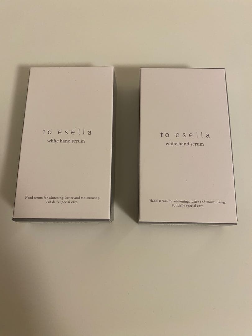 【新品・未開封】to esellaホワイトハンドセラム 20mL ×2本セット