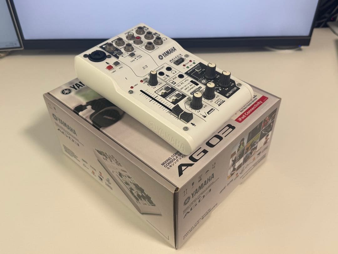 YAMAHA ウェブキャスティングミキサー オーディオインターフェース　AG03
