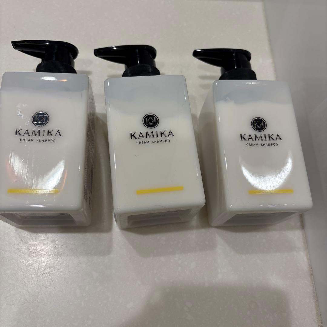 KAMIKA クリームシャンプー 3本セット　　ベルガモットジャスミン