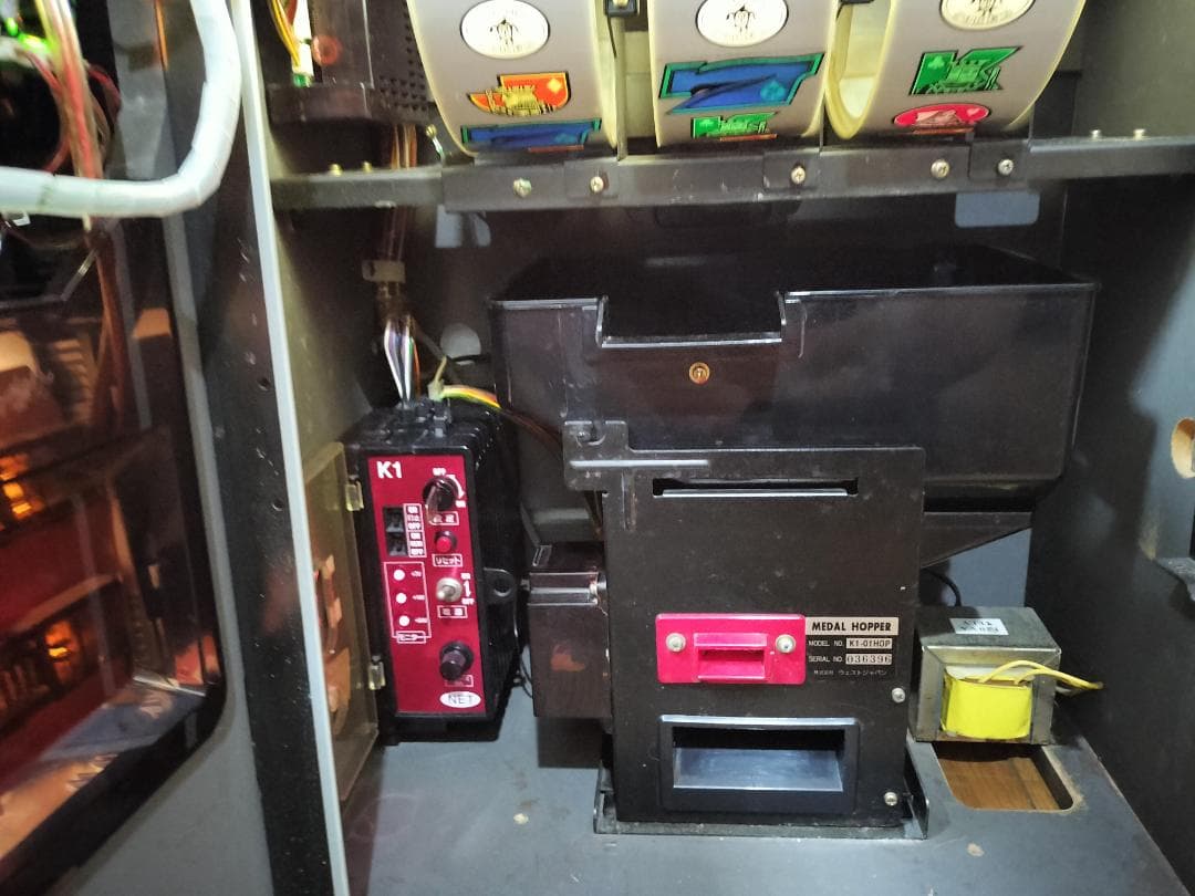 パチスロ実機】北電子☆ハイパージャグラーV【オートプレイ付コイン