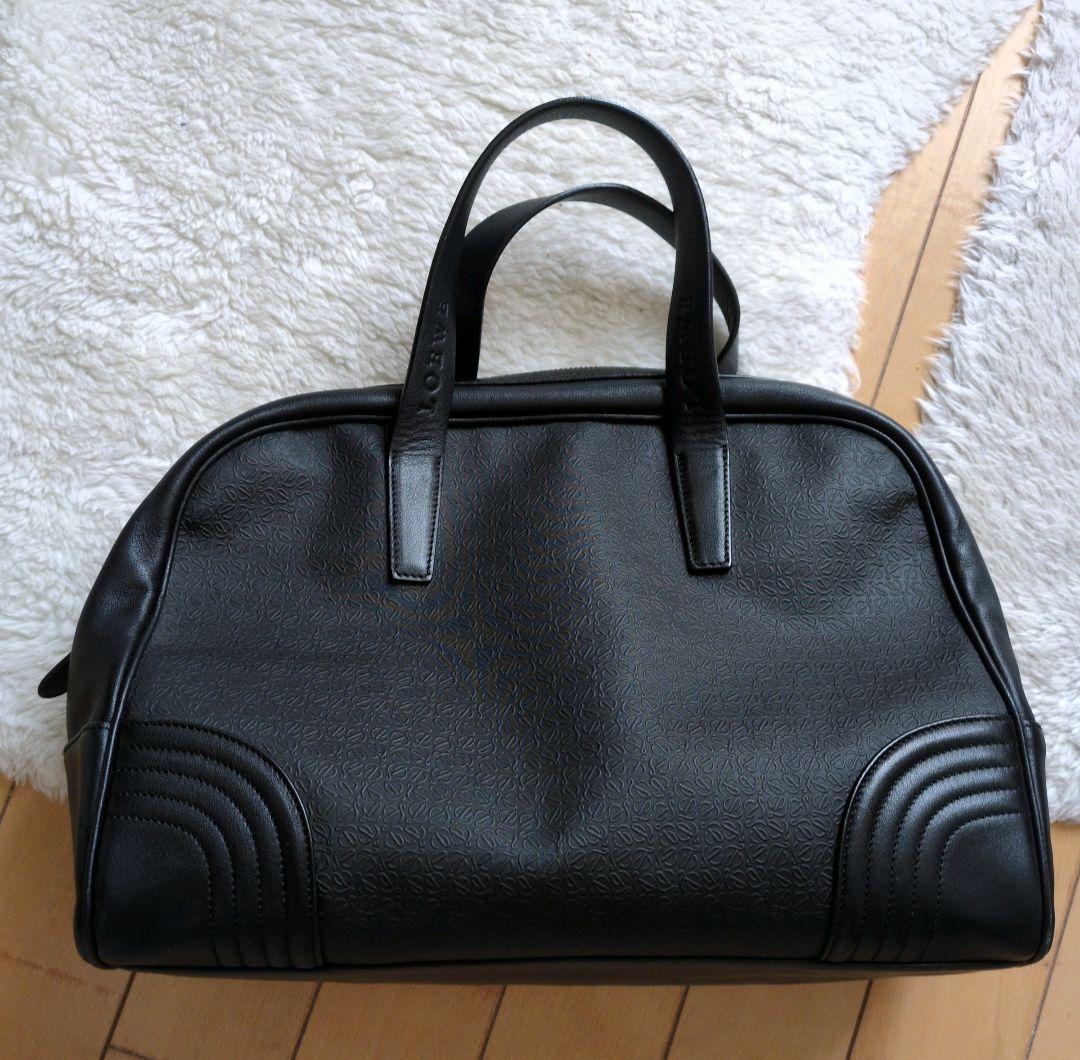 LOEWE　ブラックボストンバッグ