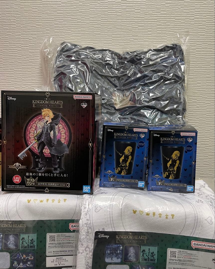 キングダムハーツ 一番くじ ラストワン賞 ロクサス フィギュア 計6点