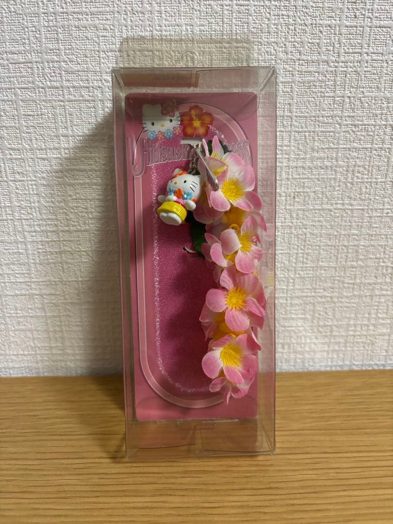 ハローキティ ハイビスカス フラダンス ハワイ ストラップ　2001 #1 サンリオ ハローキティ 日焼け ハワイ ハイビスカス レイストラップ