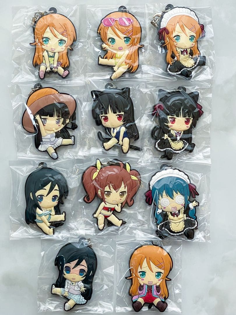 俺の妹がこんなに可愛いわけがない。 ぺたん娘 ラバーストラップ 俺妹 おれいも